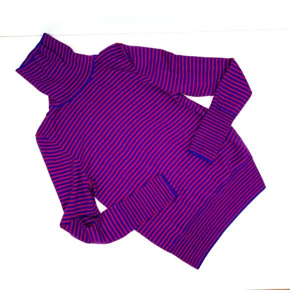 J. Crew 100% Merino Wool Striped Turtleneck Sweater Size XL - Picture 9 of 16